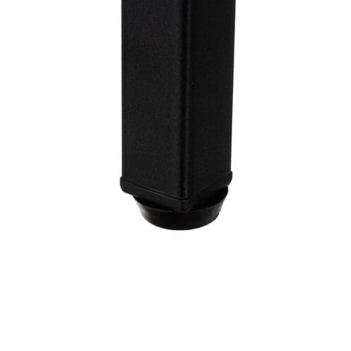 Blomsterstativ 3 niveauer metal/MDF 81x27x27 cm sort/brun
