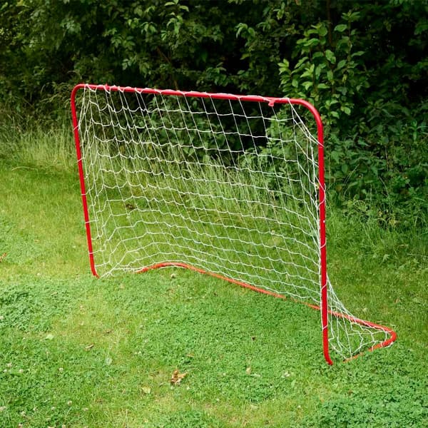 Fodboldmål til børn 183x122x61 cm galvaniseret stål sammenklappeligt