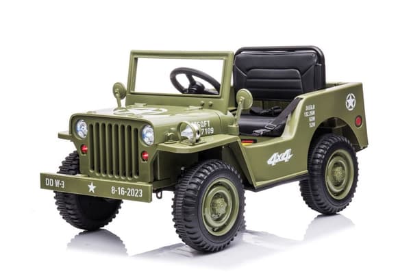 Elbil til børn 4x4 Battery Car JH-103 olivengrøn