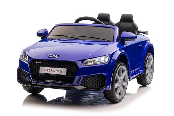 Batteridrevet elbil Audi TTRS til børn mørkeblå