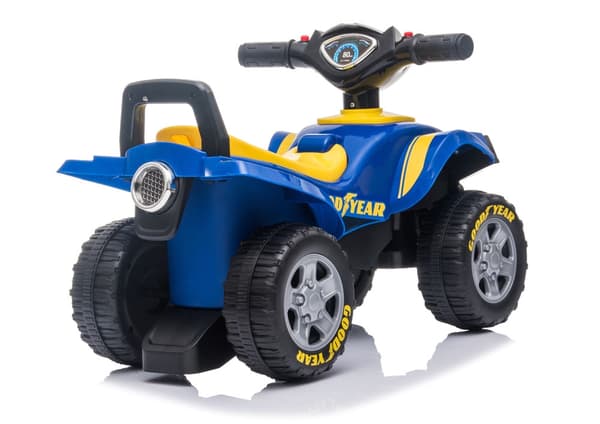 Firehjuling ride-on for børn med lyd og lys, max 25 kg