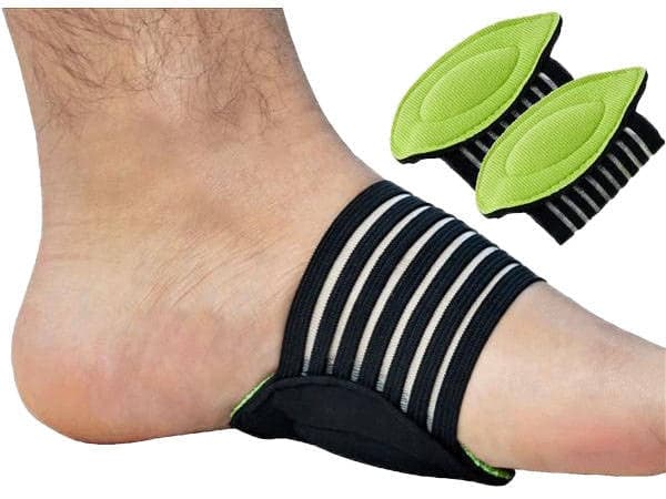 Stötdämpande skoinlägg sulor 2-pack, andningsbart tyg