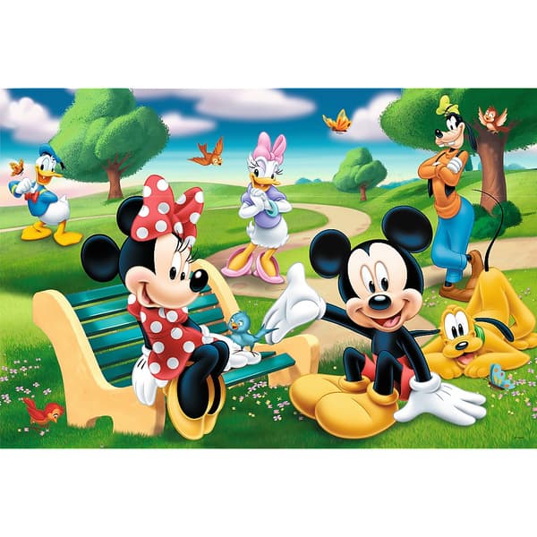Puslespil Mickey Mouse 24 MAXI-brikker 600x400 mm