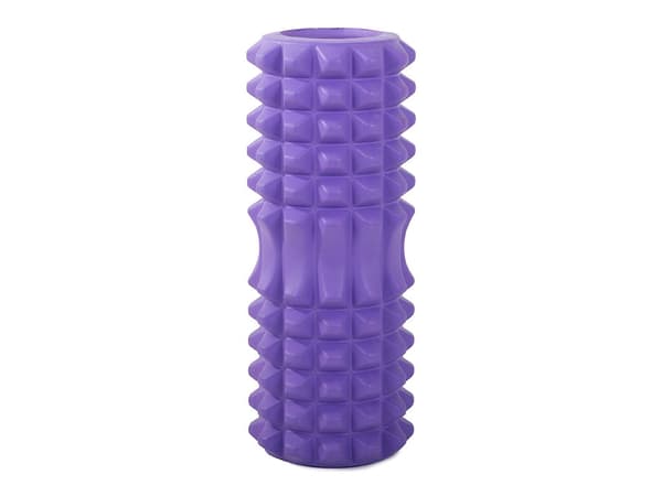 Massage-roller 32 x 13 cm EVA-skum mellemhård lilla