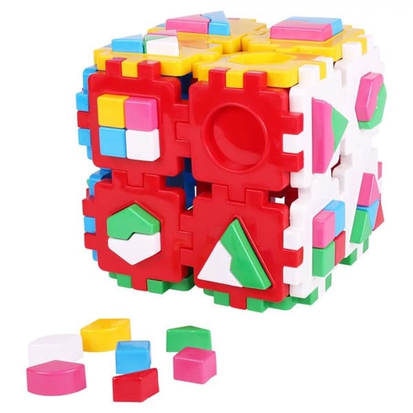 Technok Intelligent Cube pædagogisk sorteringslegetøj af blokke