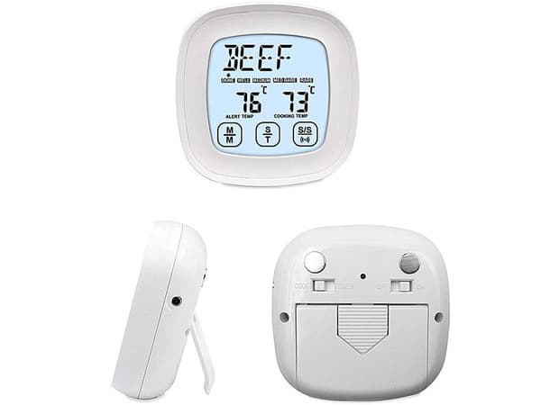 Digital stegetermometer med touchscreen og probe 120 cm, -20 til 300°C