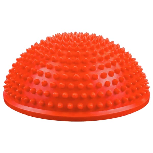 Sensorisk balancehalvkugle 16 cm med massagenopper orange