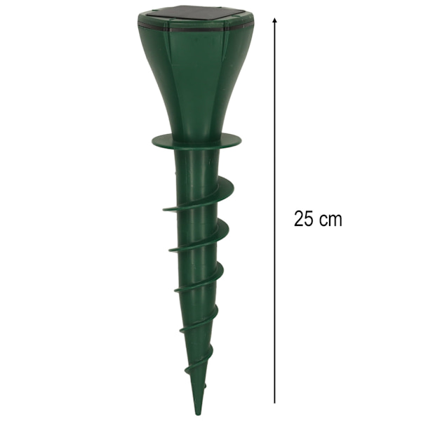 Solcellsdriven mullvadsskrämma 2-pack IP65 med 3 vibrationslägen