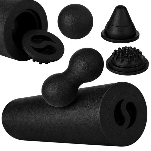 Massage roller set 5-i-1 EPP-skum för hela kroppen svart