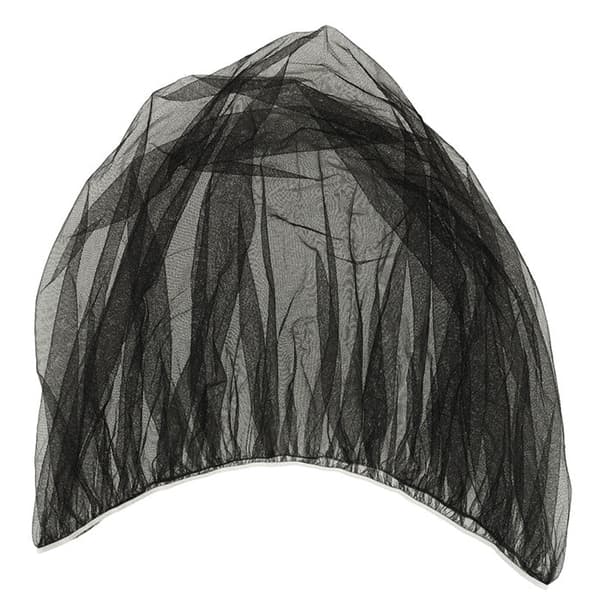 Myggenet til barnevogn universelt 140 cm elastik sort polyester Black