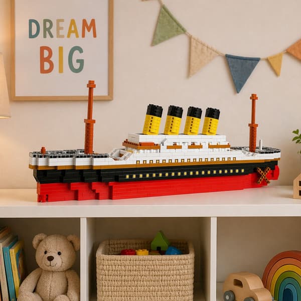 Byggeklodssæt Titanic skibsmodel 3327 dele 60 cm