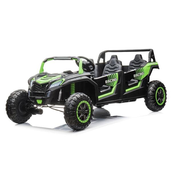 Batteribil 4x4 24V grøn terrænbuggy A033