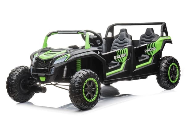 Batteribil 4x4 24V grön terrängbuggy A033