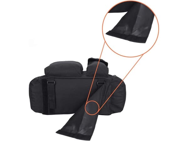 Cykeltaske til bagagebærer 15 L sort 40x21,5x18 cm refleks
