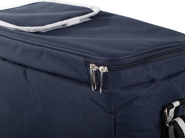 Termotaske picnic 33x33x24 cm isoleret marineblå/sort tilfældig farve
