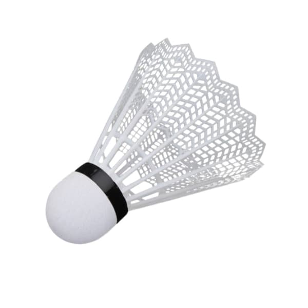 Badmintonset 2 racketar + plastshuttlecock med bärväska orange/svart
