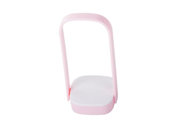 Väggmonterad galghållare vikbar självhäftande 7x15,5 cm rosa