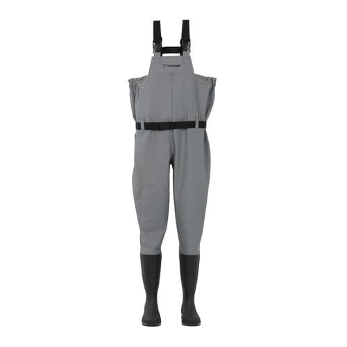 Fiskewaders PVC vandtætte med skridsikker sål, grå/sort str. 41