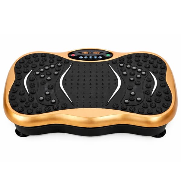 Vibrationsplattform för träning 120 nivåer Bluetooth 150 kg inkl. band