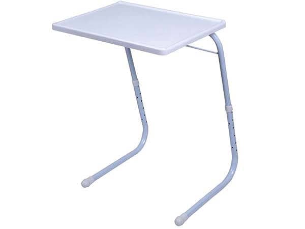 Hopfällbart laptopbord justerbar höjd 52–73 cm vinklingsbart 52x40