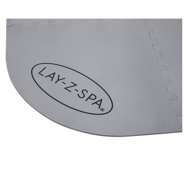 Skummåtte gulvbeskyttelse til spa/jacuzzi 196x196 cm 17 dele Lay-Z-Spa