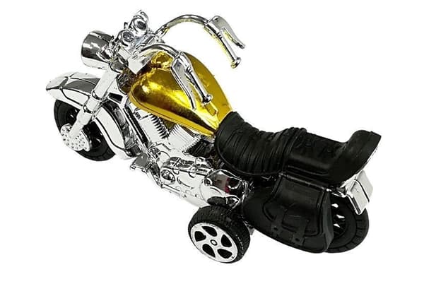 Leksaksmotorcyklar pull-back 3-pack 9 cm, från 3 år