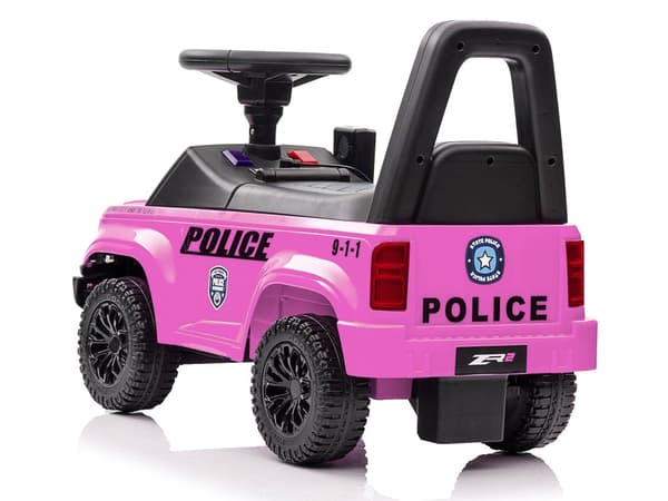 Ride-on bil till børn, rosa 62x29x43 cm