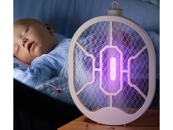 Sähköinen kärpäsloukku/sääskilamppu UV ladattava USB-C 5 W