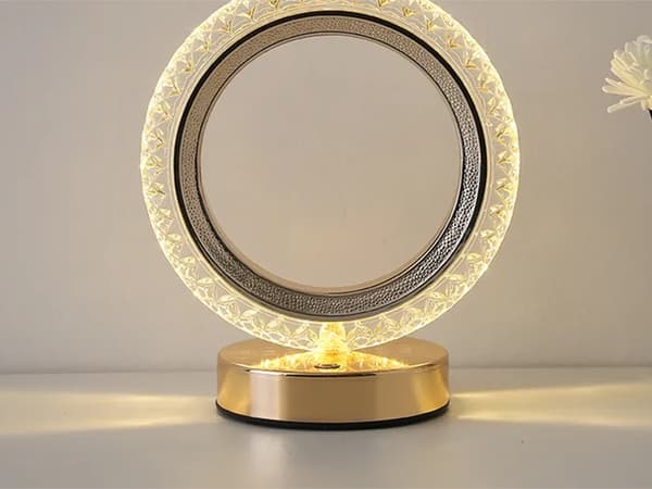 Månelampe RGB LED med touch og USB-C-opladning 18 cm