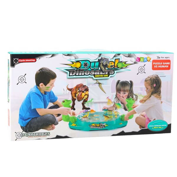 Arcade boldspil Dino Attack med joysticks, 16 dinosaurier, 24 bollar