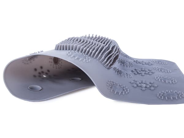 Fotmassage matta för dusch/badkar 41x32 cm PVC slumpfärg
