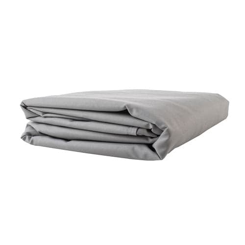Solsejl trekantet 4x4x4 m grå polyester 120 g/m²
