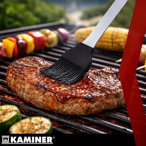Grillværktøjssæt 26 dele rustfrit stål med aluminiumkuffert