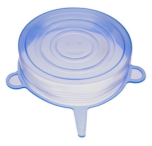 Silikonlock 6-pack blå, 6 storlekar 6–19 cm, mikro/frys/diskmaskin