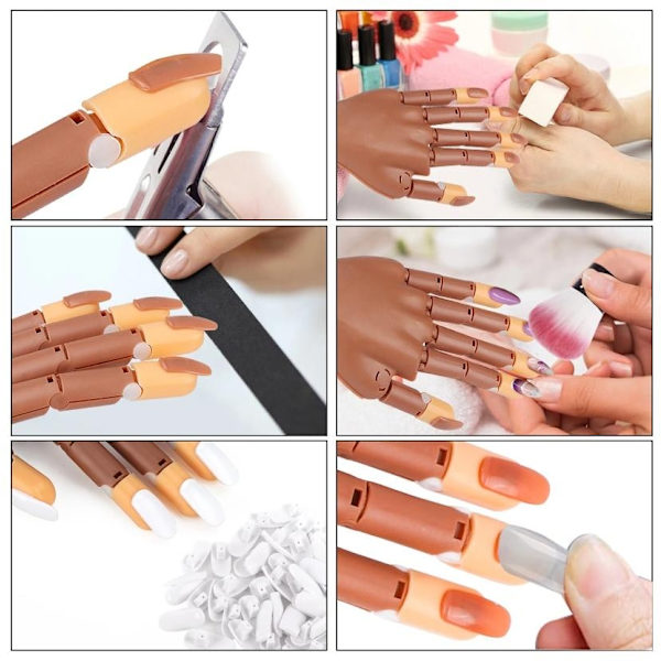 Nail training hand - Practice hand