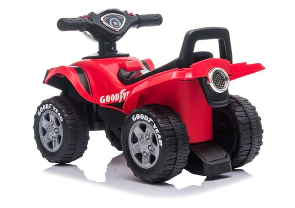 Fyrhjuling ride-on för barn med ljud och ljus, max 25 kg