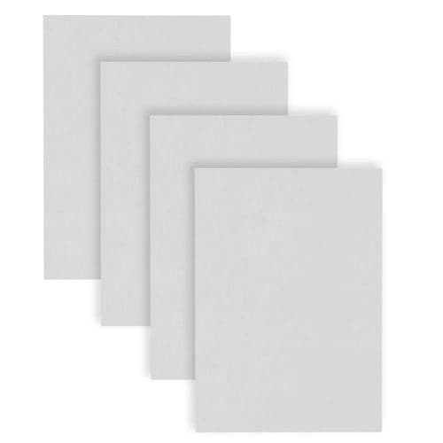 Målarduk på MDF 30x40 cm 8-pack primad vit bomull 180 g/m²