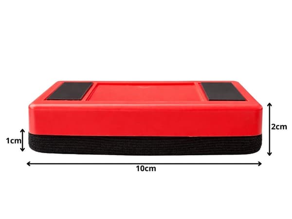 Magnetiskt whiteboard-sudd 10 cm, blandade färger