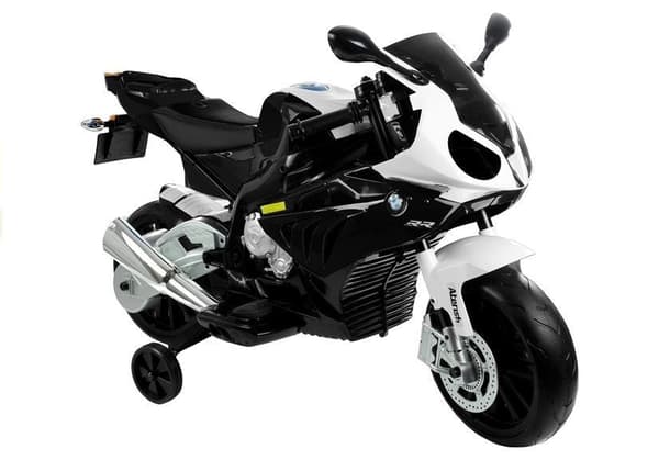 Elektrisk barnmotorcykel BMW S1000RR 12V 45W med stödhjul 3+