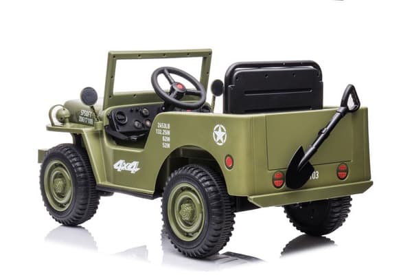 Elbil för barn 4x4 Battery Car JH-103 olivgrön