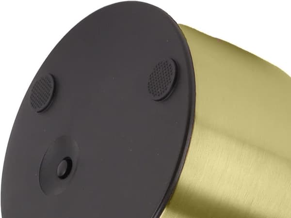 LED natlampe svampeform touch USB-C genopladelig guld/sølv 15 cm