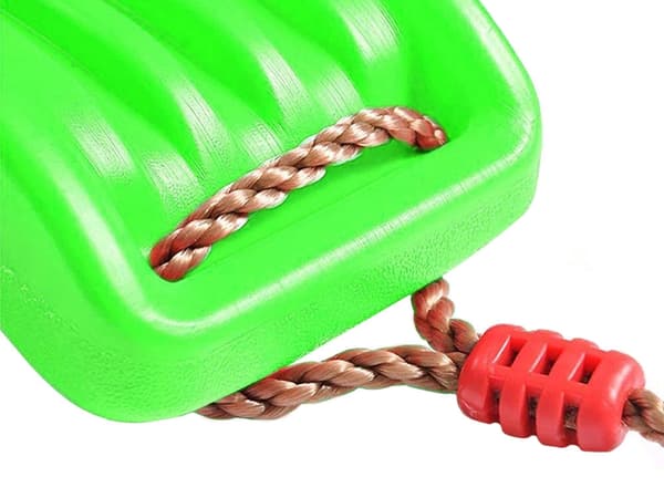 Trädgårdsgunga för barn plast grön 44x17 cm max 100 kg