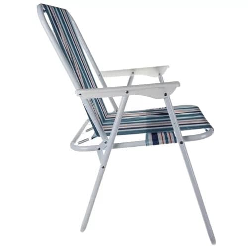 Fällstol campingstol Bergamo förstärkt sits 50x43x75 cm