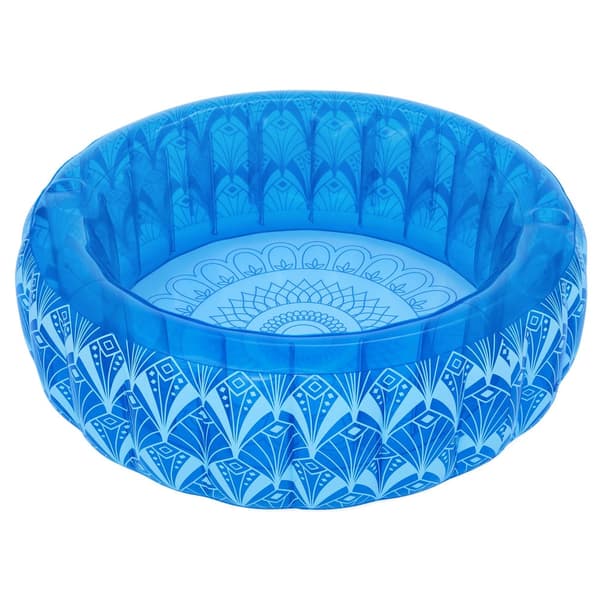 Oppustelig pool 168x53 cm 401 L boho med 2 kop-holdere 6+