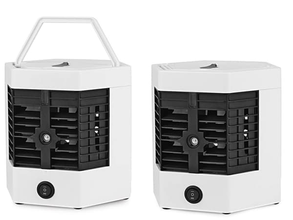 Mini luftkonditionering 2-i-1 USB med luftfuktare 8 W