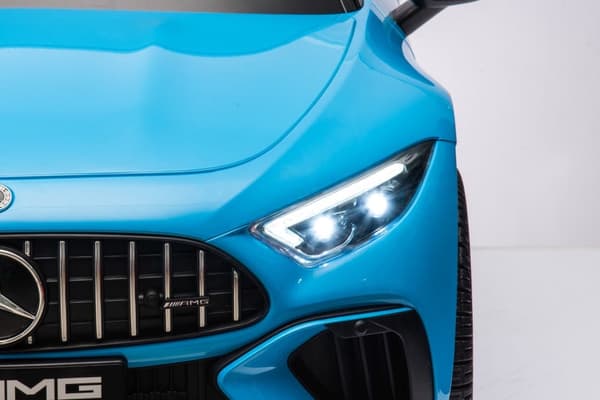 Elbil för barn Mercedes AMG SL63 blå batteridriven åkbil