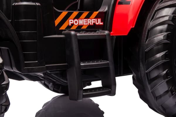 Eltraktor til børn 24V rød Battery Tractor A011