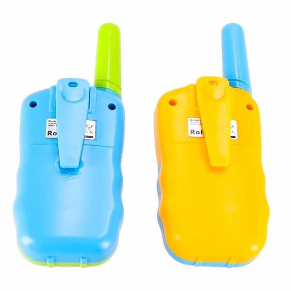 Walkie talkie-sæt til børn 2-pak i plast, varierende farver