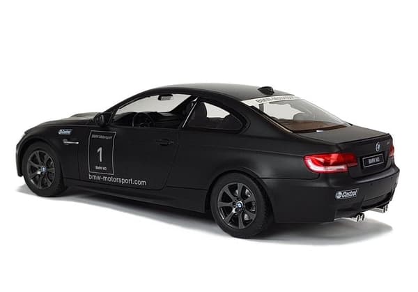 Fjernstyret bil BMW M3 1:14 sort 2.4 GHz LED-lys 9 km/h