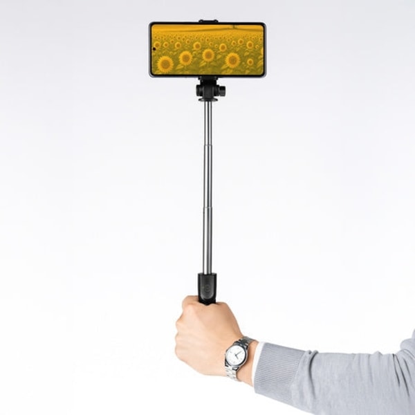 Selfie stick stativ 2-i-1 Bluetooth med fjärrkontroll 92 cm iOS/Android